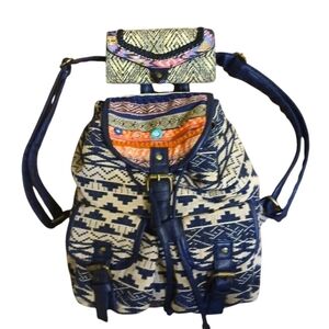 Cargo Boho Backpack and Wallet